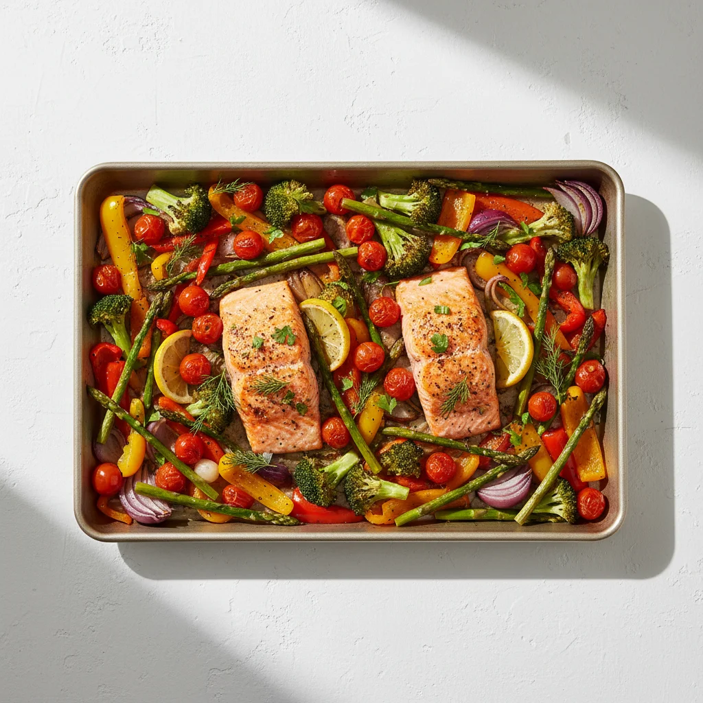 One-Pan Salmon with Vegetables